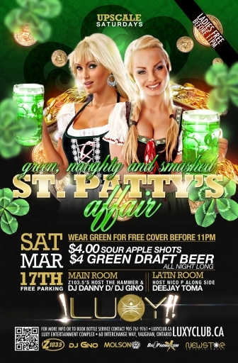 St. Pattys Affair - LUXY NIGHTCLUB